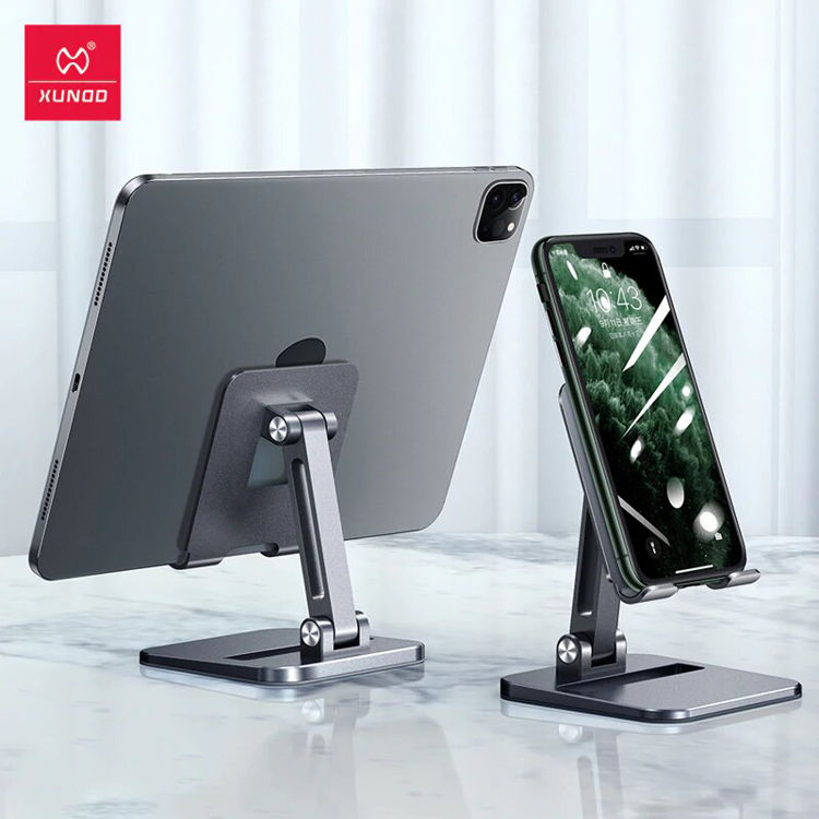 Picture of XUNDD FOLDING METAL HOLDER FOR PHONE AND TABLET