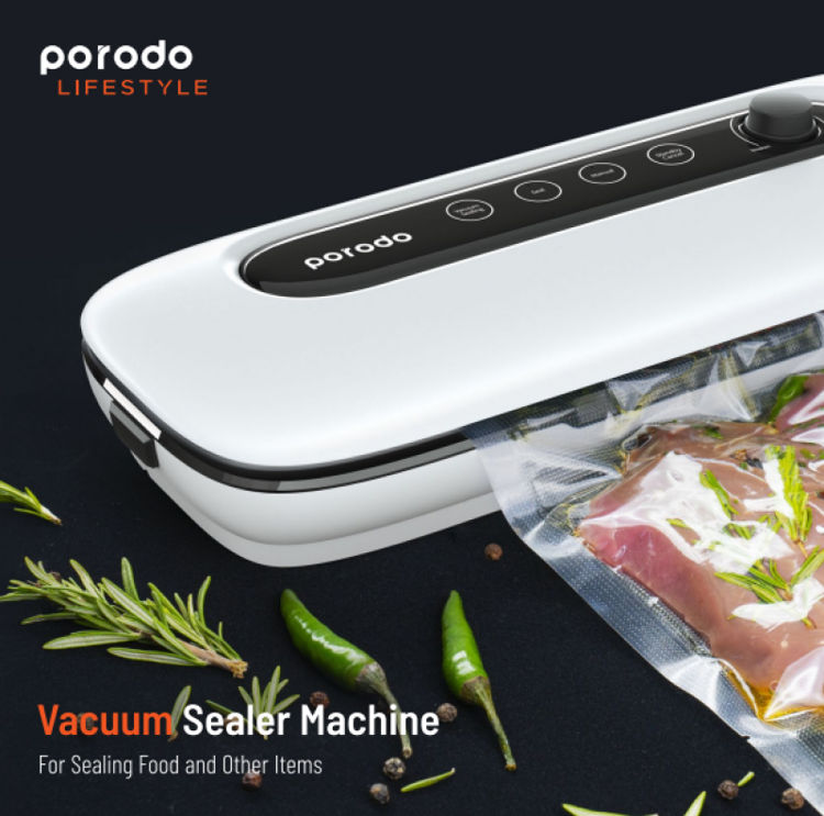 Picture of Porodo Lifestyle Vacuum Sealer Machine 300W - White