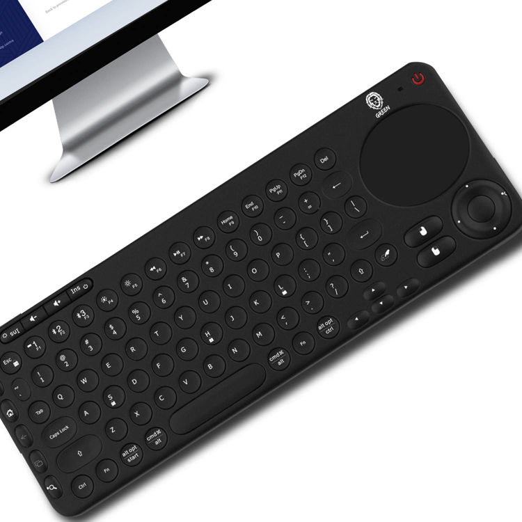 Picture of Green Dual Mode Portable Wireless Bluetooth Keyboard ( Pure English )_Black
