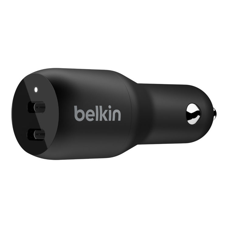Picture of BELKIN DUAL USB-C CAR CHARGER 36W