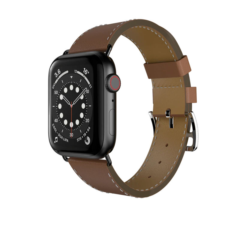 Picture of SwitchEasy Classic Genuine Leather Apple Watch Band (42/44/45mm) Brown