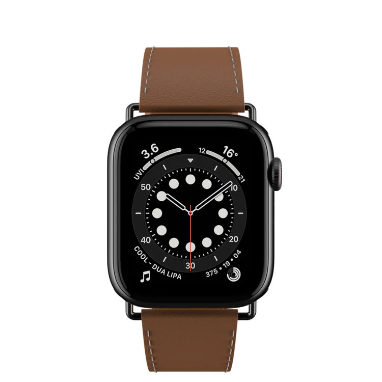 Picture of SwitchEasy Classic Genuine Leather Apple Watch Band (42/44/45mm) Brown