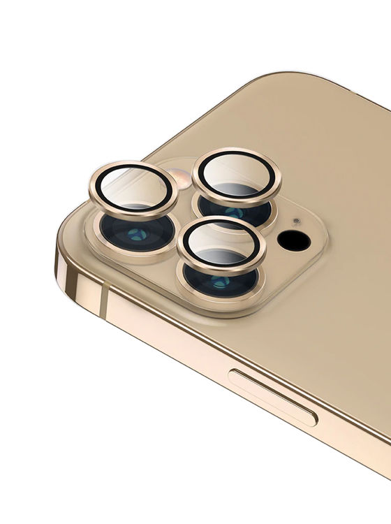 Picture of UNIQ OPTIX Camera Lens Protector iPhone 13 Pro/13 Pro Max Champagne (gold)