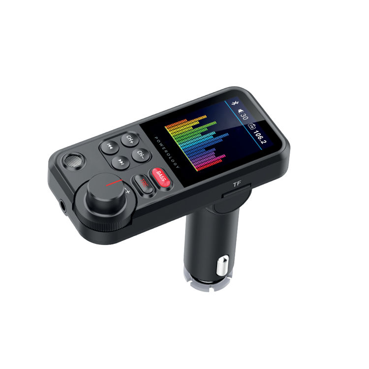 Picture of Powerology FM Transmitter Pro Car Charger 23W - Black
