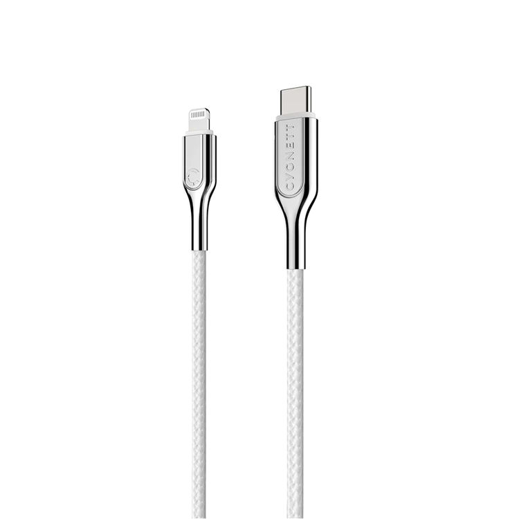 Picture of CYGNETT Armoured Lightning to USB-C Cable - White 2m