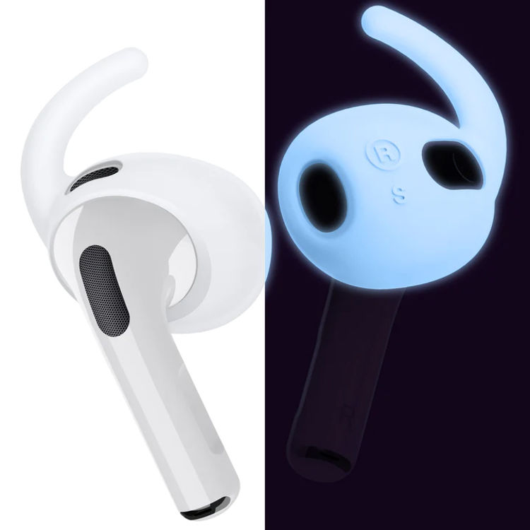 Picture of Elago AirPods 3 EarBuds Cover Hooks w/ Pouch White