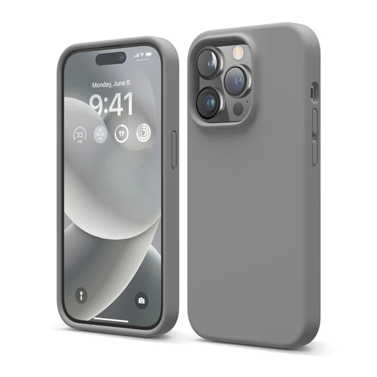 Picture of elago Premium Silicone Case for iPhone 14 Pro Max (Dark Gray)