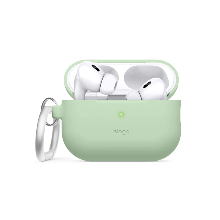 Picture of Elago Silicone Hang Case for AirPods Pro 2nd Gen - Pastel Green