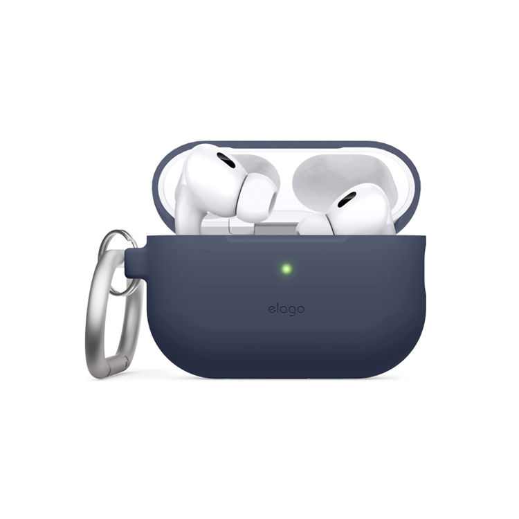 Picture of Elago Silicone Hang Case for AirPods Pro 2nd Gen - Jean Indigo