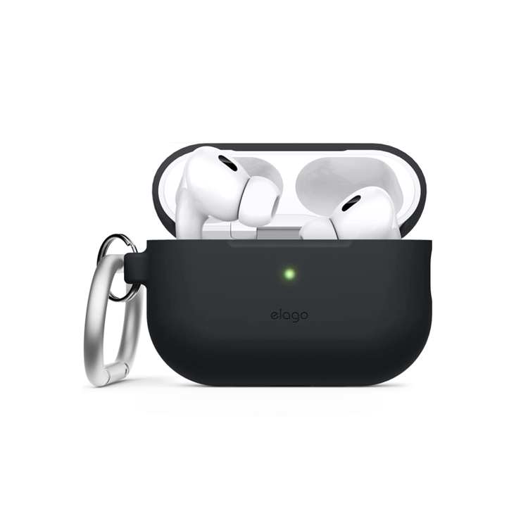 Picture of Elago Silicone Hang Case for AirPods Pro 2nd Gen - Black