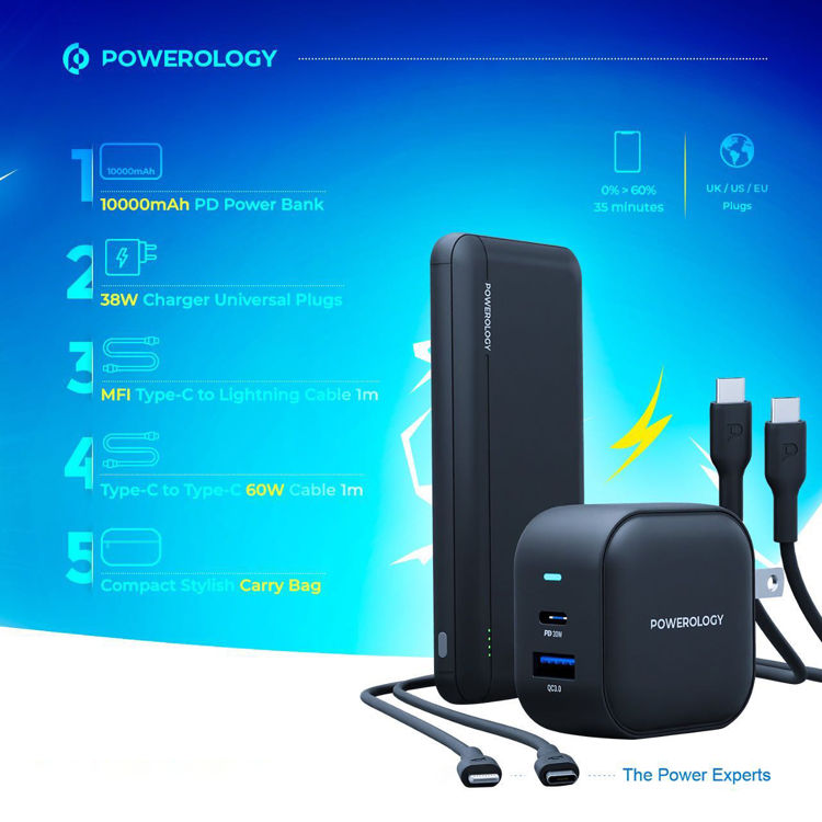 Picture of Powerology 5 in 1 Power Combo - Black