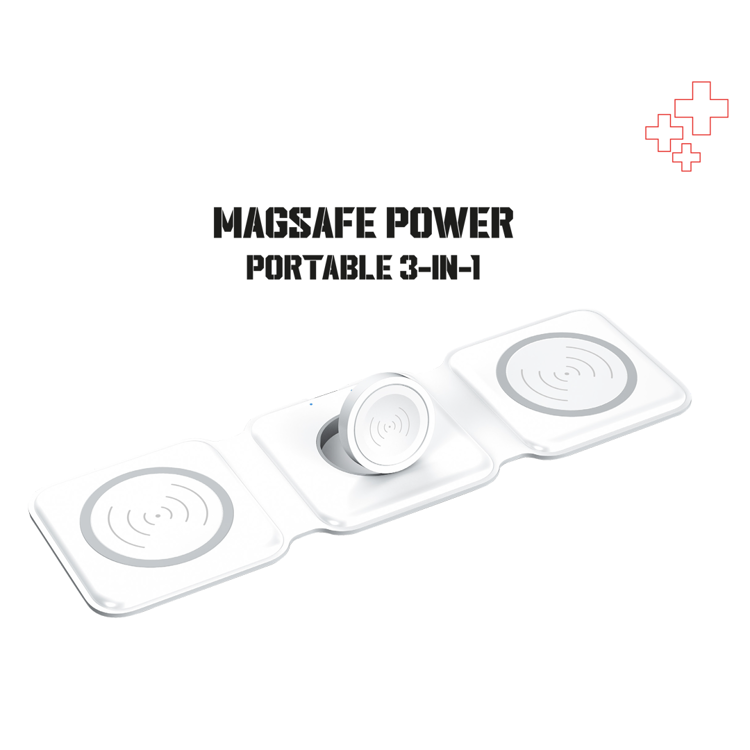 Picture of SWISS MILITARY MAGSAFE POWER 3 IN 1 FAST WIRELESS CHARGER