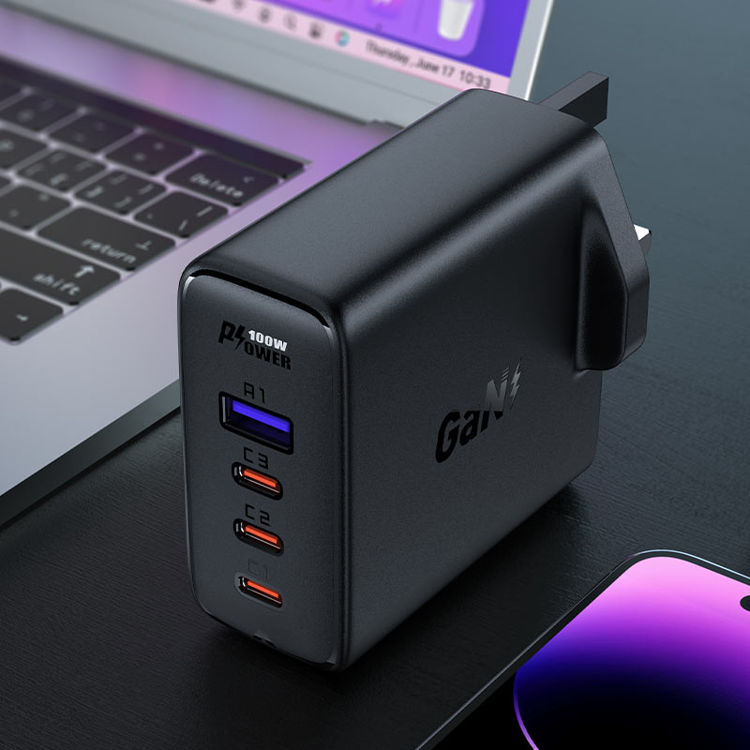 Picture of ACEFAST A44 PD 100W GaN USB-C USB-A 3-Ports Charger