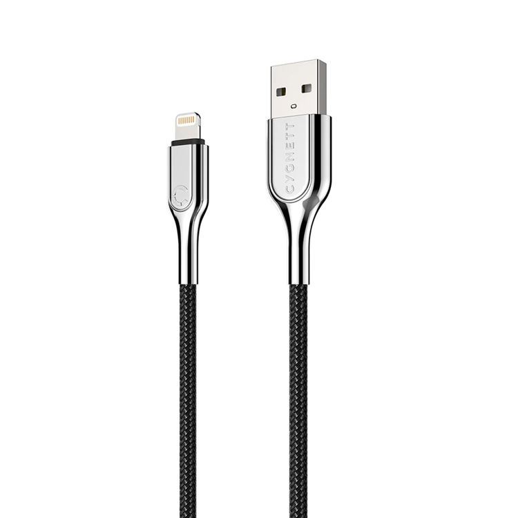 Picture of Cygnett Armoured Lightning to USB-A Cable 2M- BLK_CY2670PCCAL