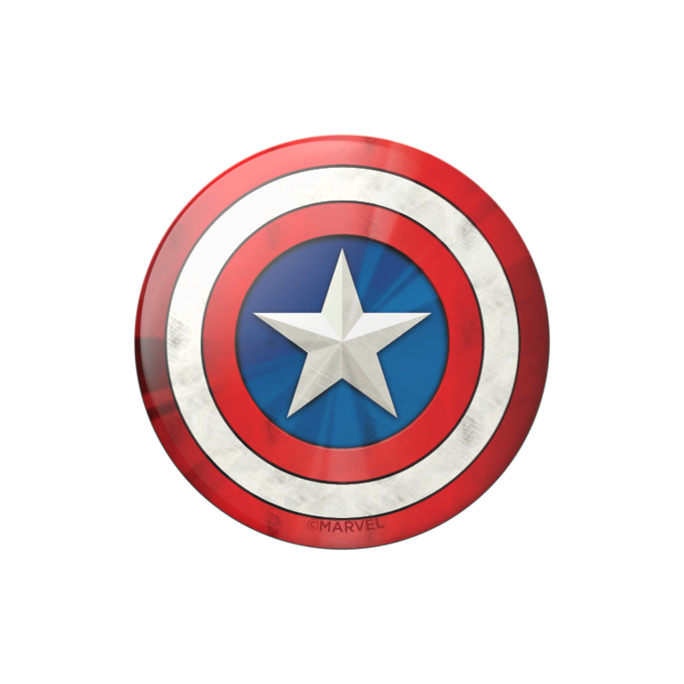 Picture of POPSOCKET CAPTAIN AMERICA SHIELD ICON BK BK 