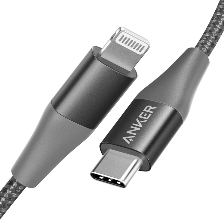 Picture of ANKER POWERLINE + II USB-C CABLE WITH LIGHTNING CONNECTOR 3FT 