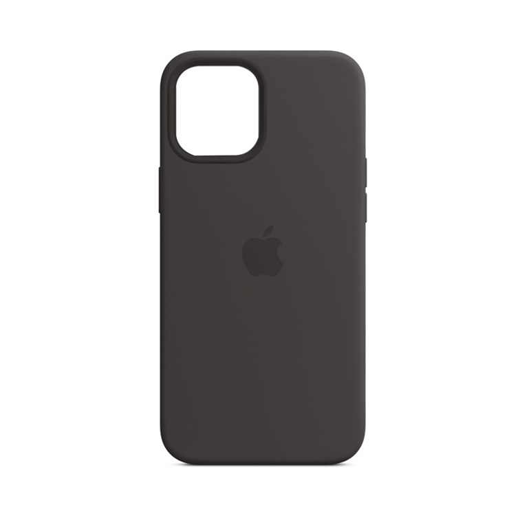 Picture of SILICON CASE WITH MAGSAFE FOR IPHONE 12 PRO MAX- BLACK