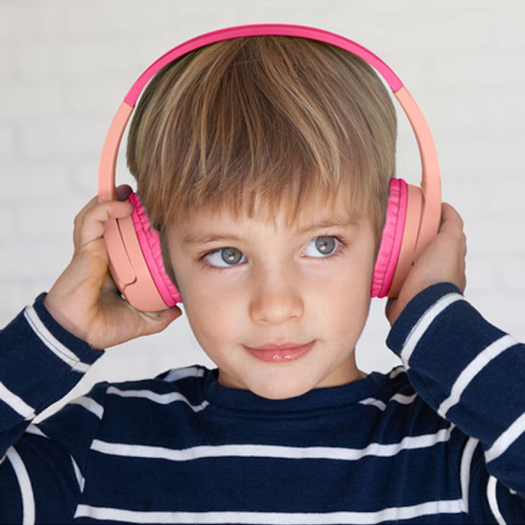 صورة BELKIN SOUNDFORM MINI WIRELESS ON-EAR HEAPHONE FOR KIDS-PINK