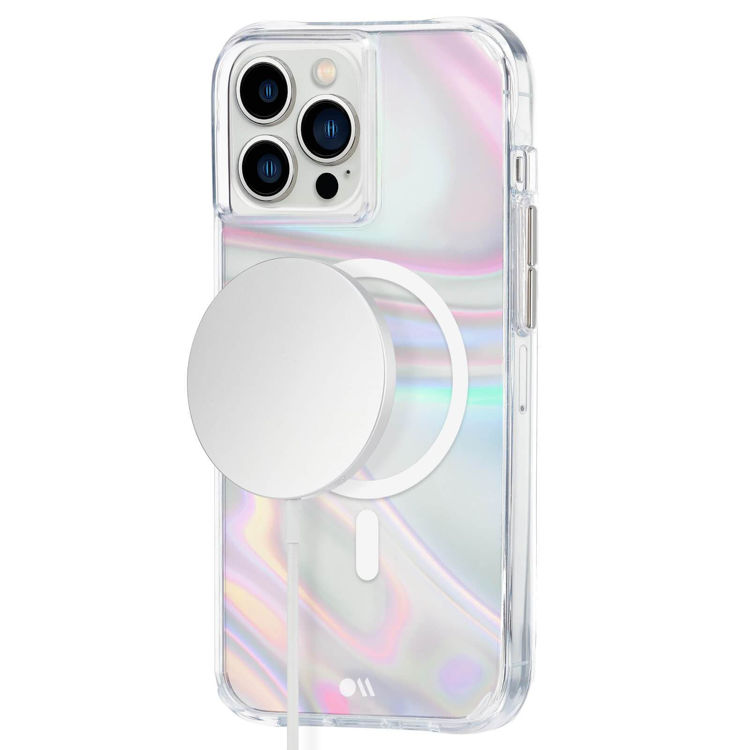 صورة Case-mate - Soap Bubble Magsafe Case for Apple iPhone 13 Pro Max - Iridescent