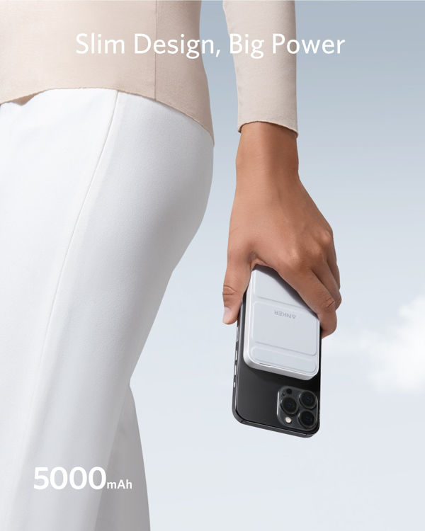 صورة Anker 622 Magnetic Battery (MagGo) - White