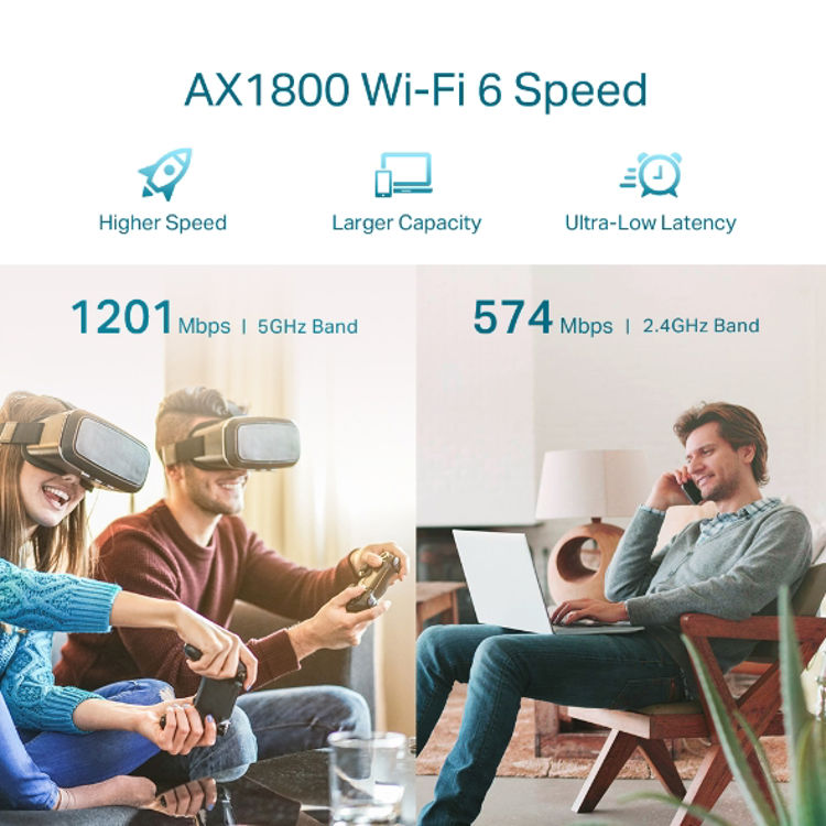 صورة TP-Link RE605X AX1800 Wi-Fi 6 Range Extender