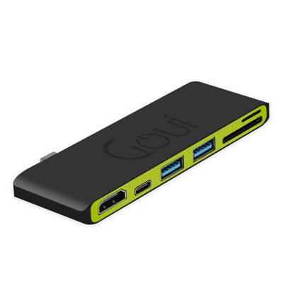 Show details for GOUI TYPE-C HUB 6-IN-1 PREMIUM ADAPTER Picture of GOUI TYPE-C HUB 6-IN-1 PREMIUM ADAPTER