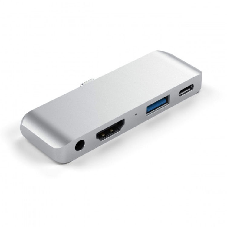 Picture of SATECHI HUB TYPE-C MOBILE PRO HUB FOR IPAD & TYPE C_SILVER