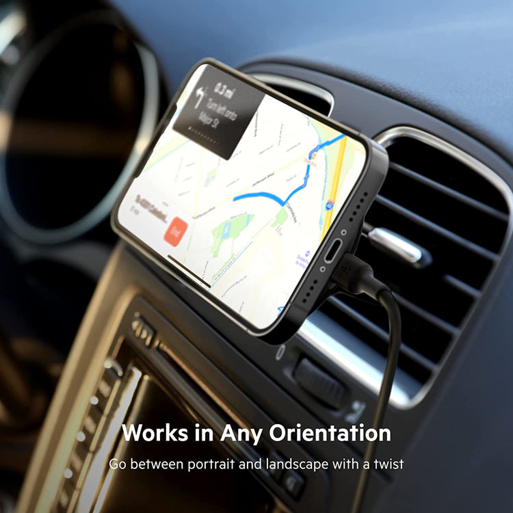 صورة Belkin MagSafe Compatible Car Phone Magnetic Charging Mount