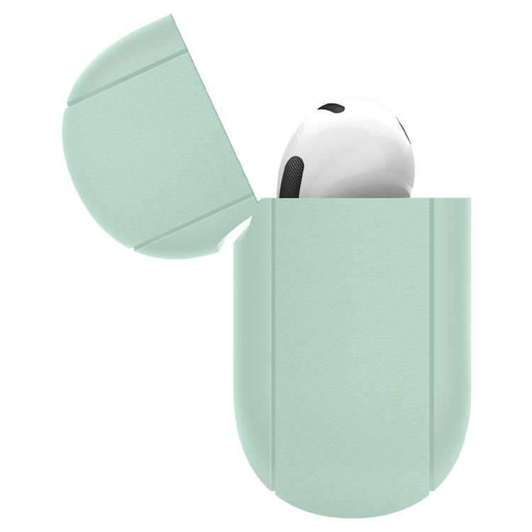 صورة  Spigen Apple AirPods 3 Case Silicone Fit  - Apple Mint ASD02901