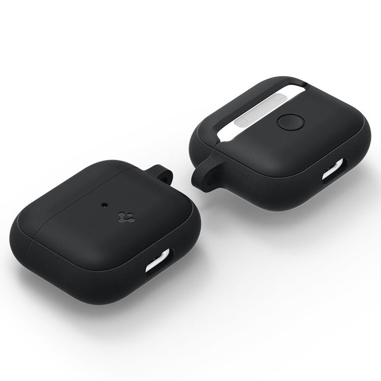 صورة Spigen Apple AirPods 3 Case Silicone Fit Black - ASD01984