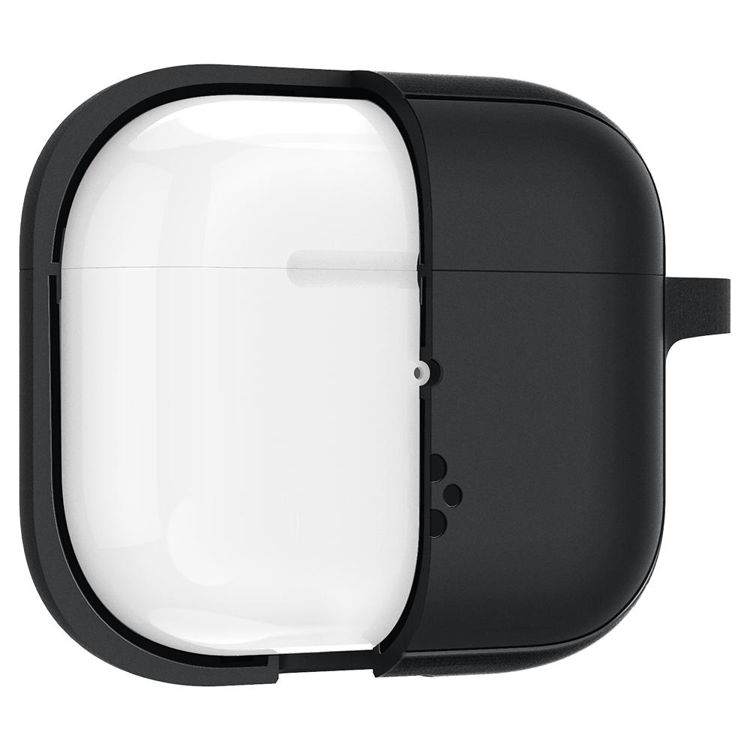 صورة Spigen Apple AirPods 3 Case Silicone Fit Black - ASD01984