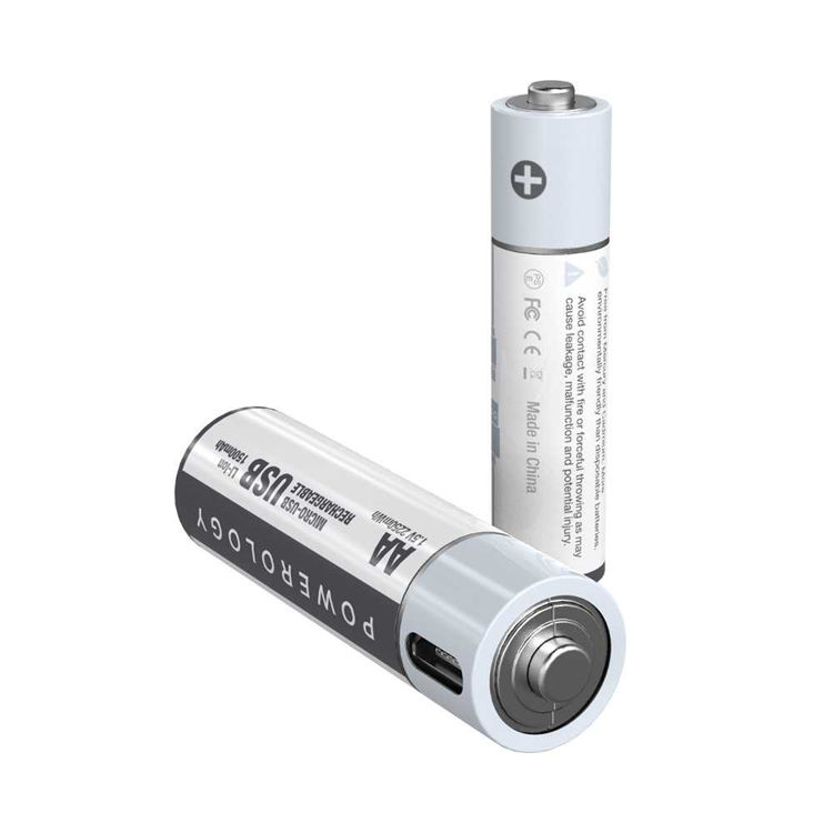 صورة Powerology USB Rechargeable Lithium-ion Battery AAA ( 4pcs/pack )
