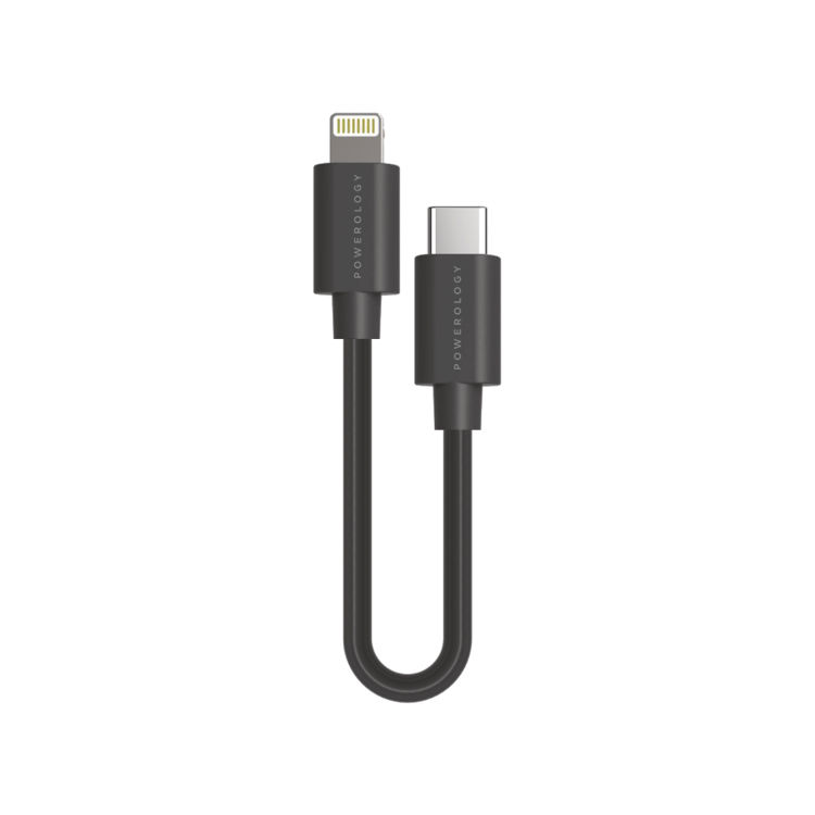 Picture of POWEROLOGY USB-C TO LIGHTNING CABLE 0.25M BLACK