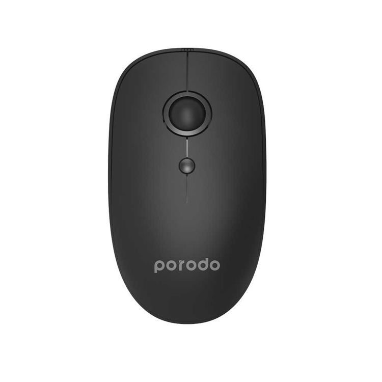 صورة Porodo 2 in 1  Bluetooth Mouse 2.4GHz V5.0 - Black