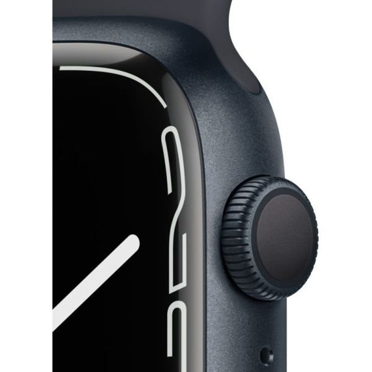 صورة Apple Watch Series 7 45mm Midnight Aluminium Case with Midnight Sport Band GPS
