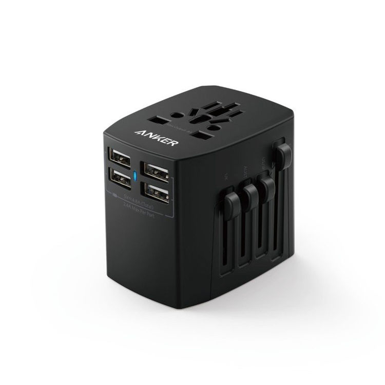 Picture of ANKER UNIVERSAL TRAVEL ADAPTER WITH 4 USB PORTS