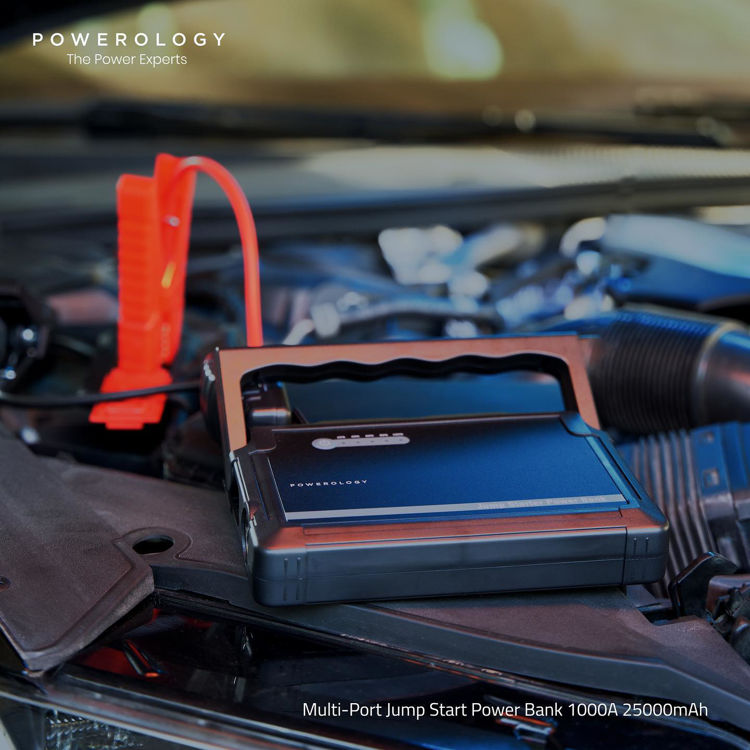 صورة Powerology Multi-Port Jump Start Power Bank 1000A 25000mAh