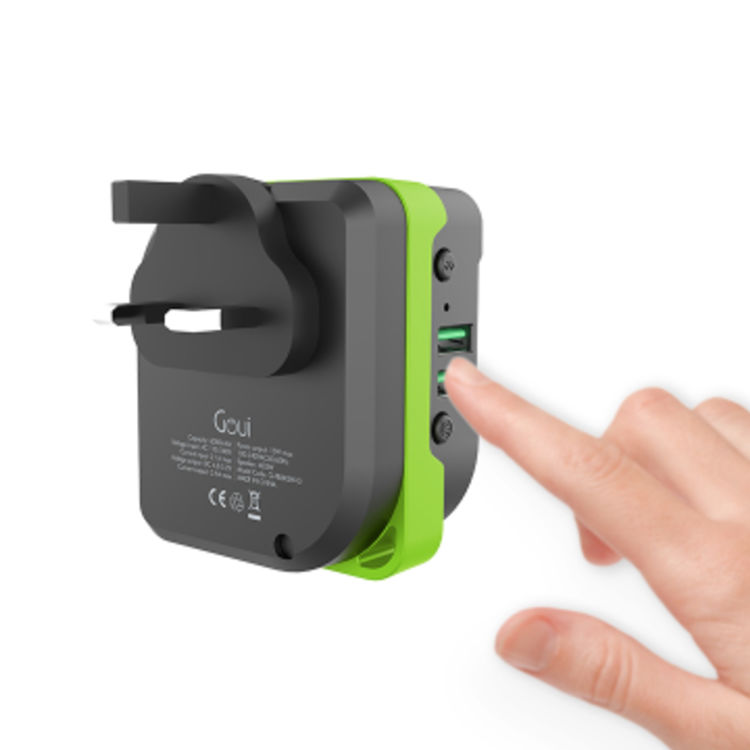 صورة Goui Buyuni Power Bank 5200mAh + BT Speaker + Wall Charger 2 USB