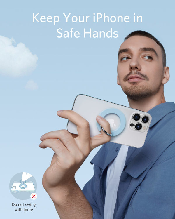 صورة Anker 610 Magnetic Phone Grip (MagGo) – Blue