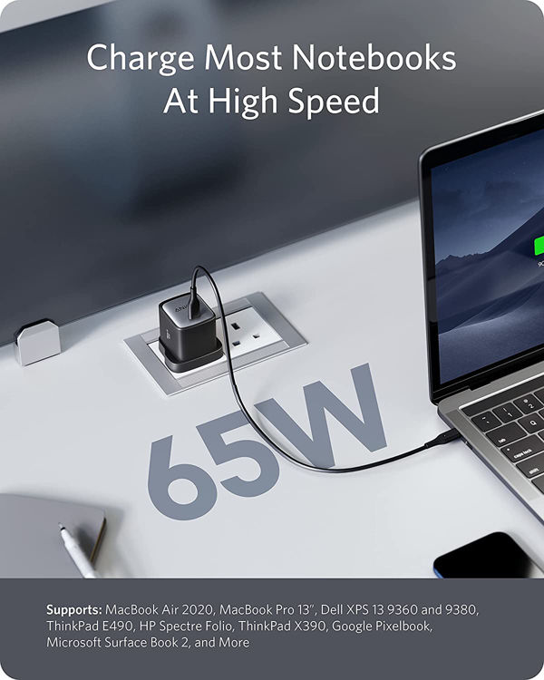 صورة Anker (Nano II 65W) Wall Charger 