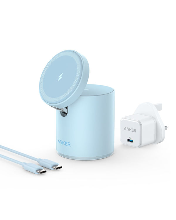 Picture of ANKER POWERWAVE MAGGO 2 IN 1 BLUE