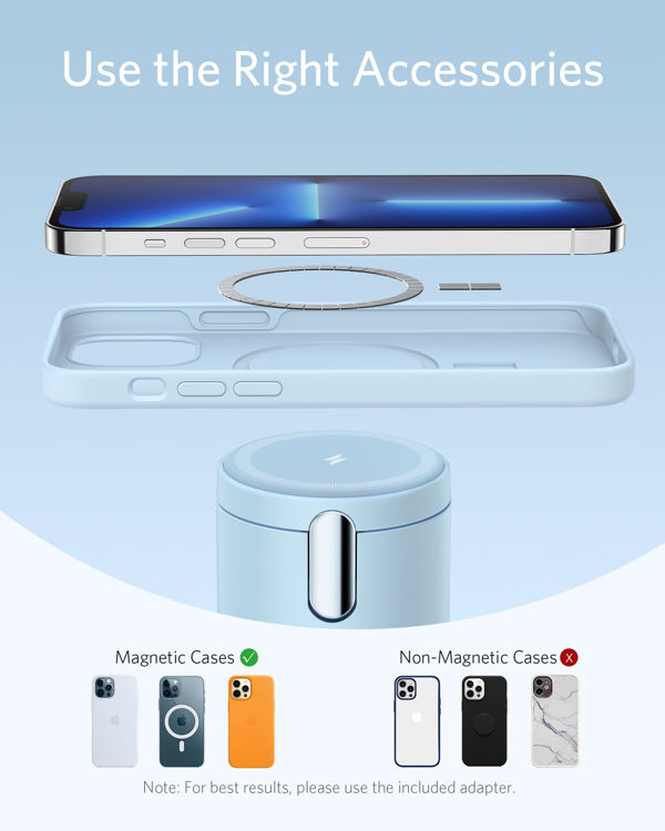 صورة ANKER POWERWAVE MAGGO 2 IN 1 BLUE
