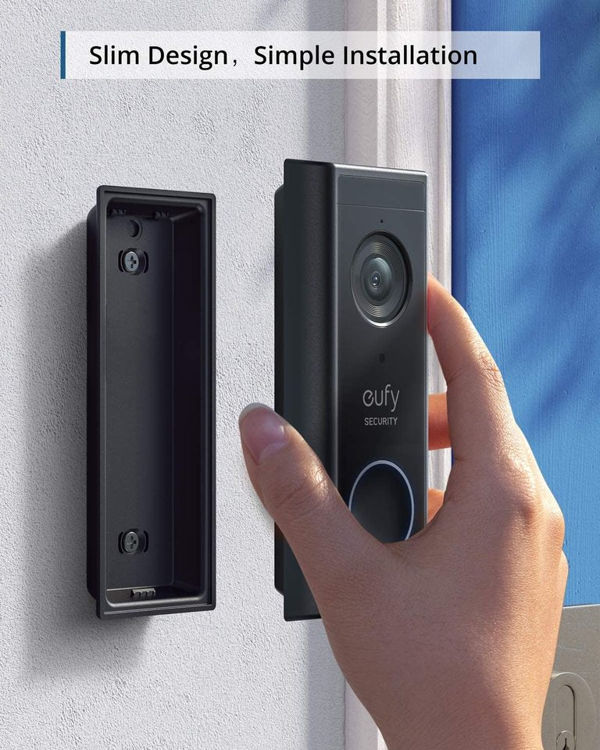 صورة VIDEO DOORBELL 1080P - BATTERY POWERED BLACK