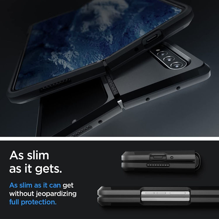 صورة Spigen Galaxy Z Fold 3 Case Tough Armor Black_ACS03077