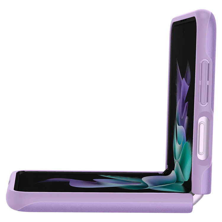 Picture of Spigen Galaxy Z Flip 3 Case Thin Fit Shiny Lavender_ACS03081