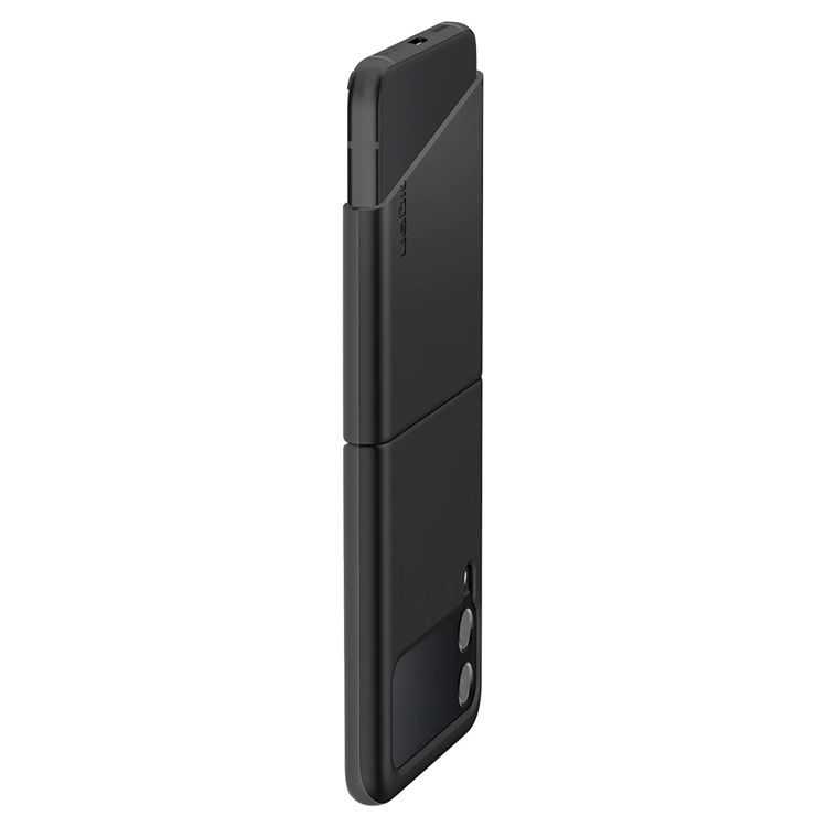 صورة Spigen Galaxy Z Flip 3 Case Thin Fit Black_ACS03079