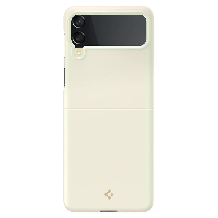 صورة Spigien Galaxy Z Flip 3 Case AirSkin Shiny Cream_ACS03409