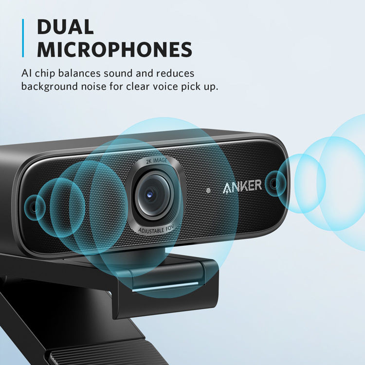 صورة Anker Power conf C302 Smart 2K HD Webcam