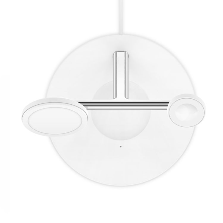 صورة BELKIN BOOST CHARGE PRO 3 IN 1 WIRELESS CHARGER WITH MAGSAFE_WHITE