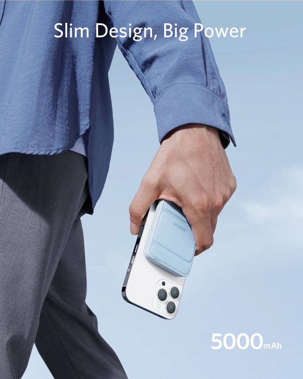 صورة Anker 622 Magnetic Battery (MagGo) -Blue